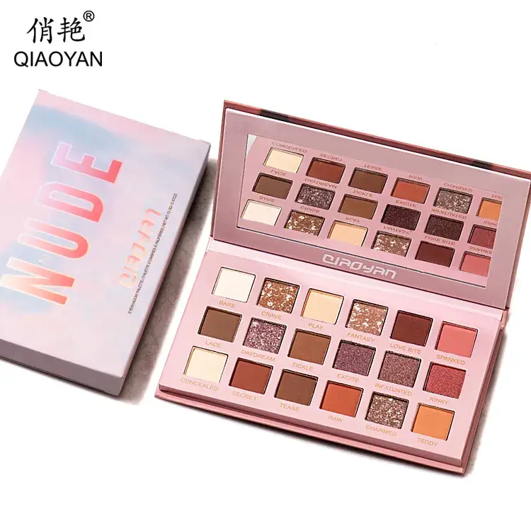 Qiao Yan 18 Color Matte Earth Eyeshadow Palette - Image 6