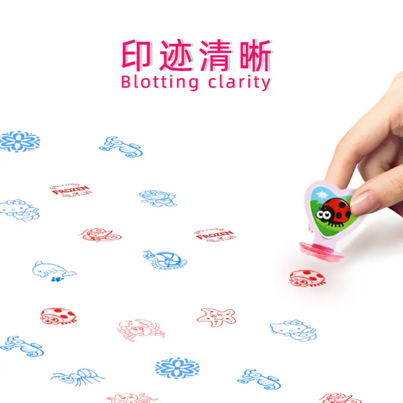 Insect World Cartoon Stamp Toy for Kids