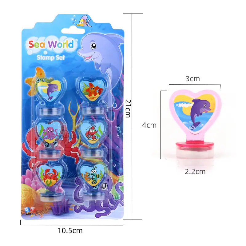 Insect World Cartoon Stamp Toy for Kids