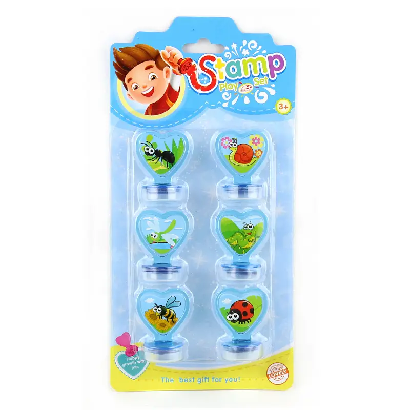 Insect World Cartoon Stamp Toy for Kids