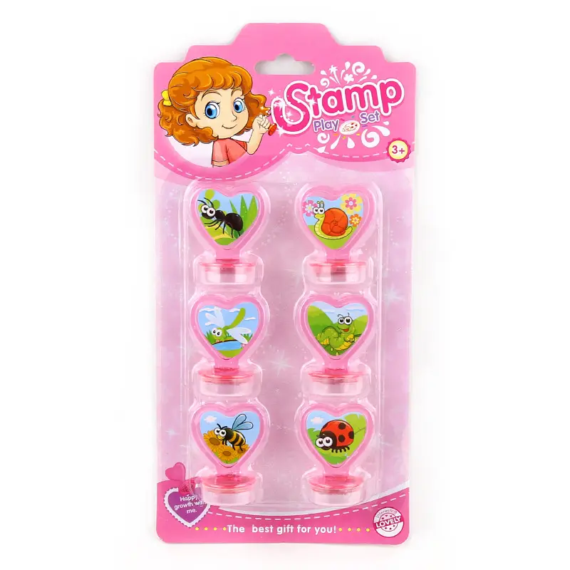 Insect World Cartoon Stamp Toy for Kids