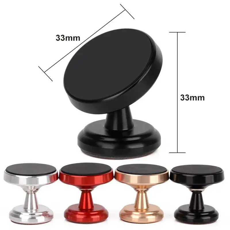 Aluminum Alloy Car Magnetic Phone Holder Rose Gold - Image 12