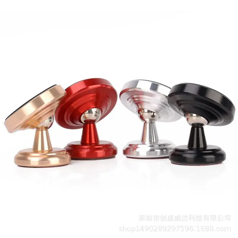 Aluminum Alloy Car Magnetic Phone Holder Rose Gold - Image 13