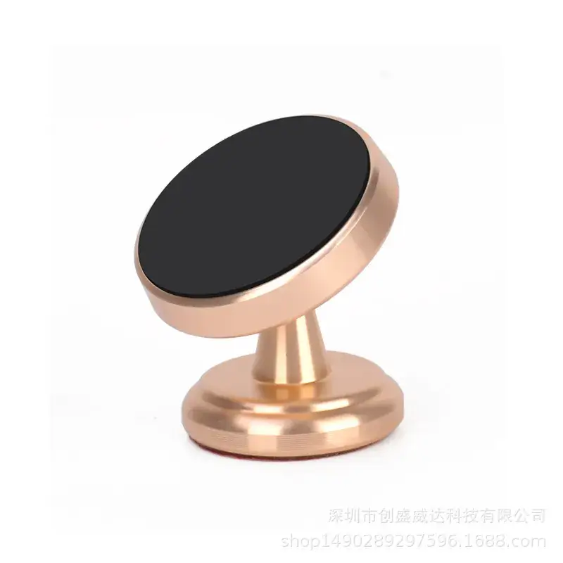 Aluminum Alloy Car Magnetic Phone Holder Rose Gold - Image 3