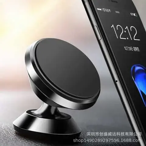Aluminum Alloy Car Magnetic Phone Holder Rose Gold - Image 6