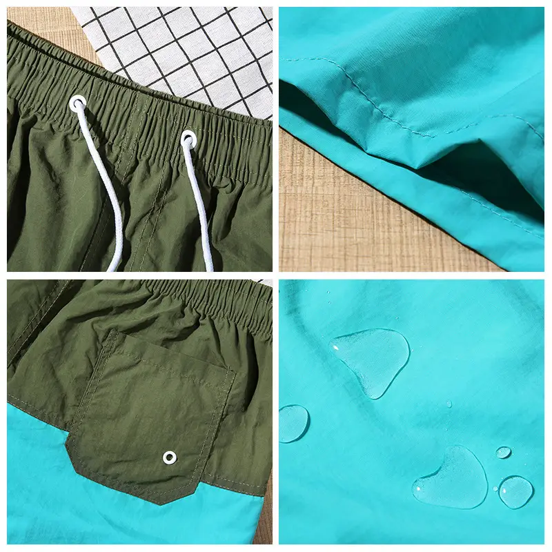 2024 New Korean Version Loose Beach Pants Sports Quick-Drying Men's Shorts