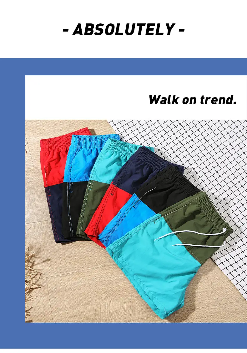 2024 New Korean Version Loose Beach Pants Sports Quick-Drying Men's Shorts — feature 10