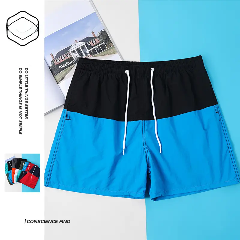 2024 New Korean Version Loose Beach Pants Sports Quick-Drying Men's Shorts