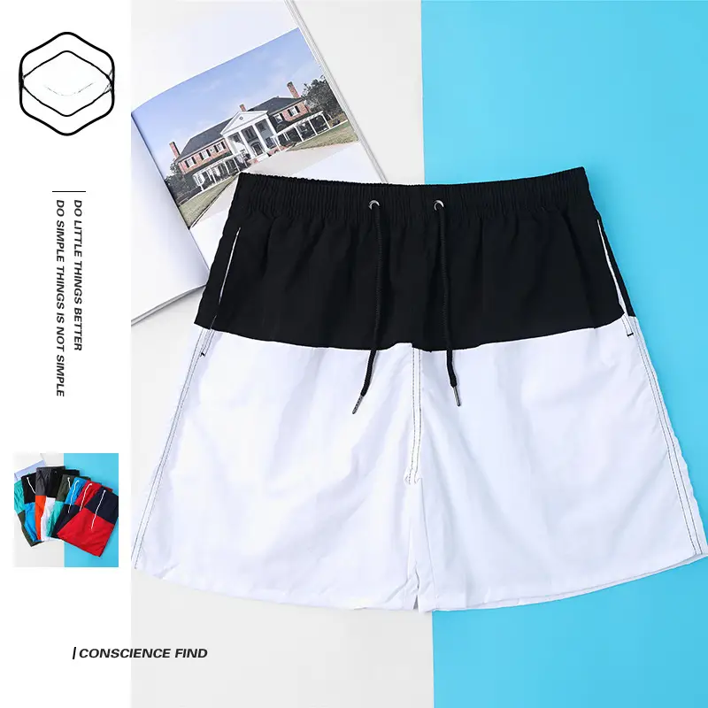 2024 New Korean Version Loose Beach Pants Sports Quick-Drying Men's Shorts