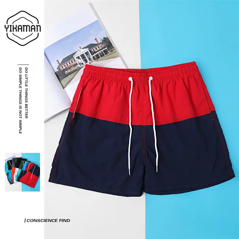 2024 New Korean Version Loose Beach Pants Sports Quick-Drying Men's Shorts