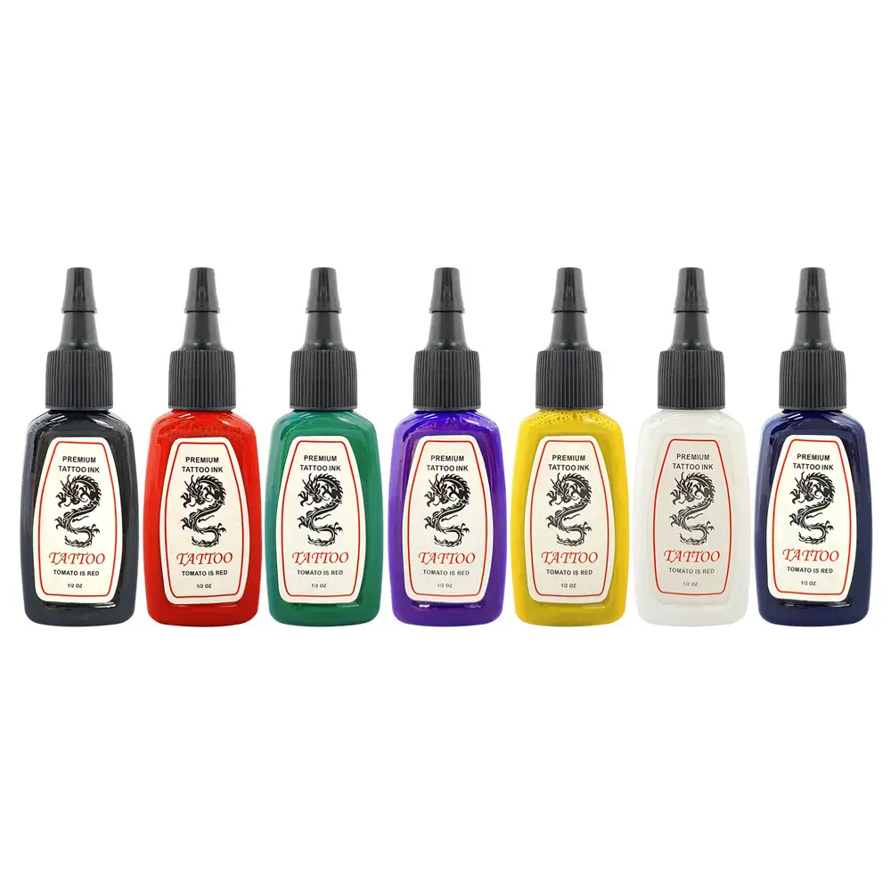 15ml Dragon Tattoo Pigment 7 Colors 14 Color Set - Image 6