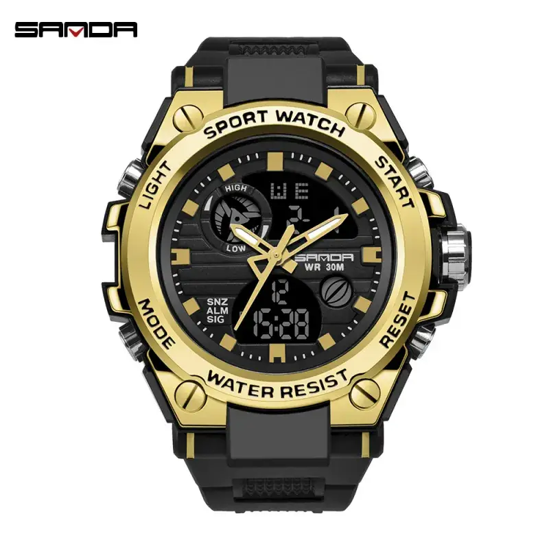 Sanda Special Forces Tactical Watch Men's Multifunctional Sports Adult Outdoor Trendy Intelligent Waterproof Student Electronic Watch
