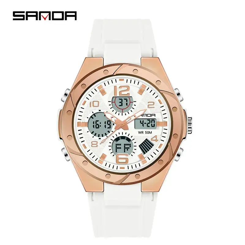 Sanda Special Forces Tactical Watch Men's Multifunctional Sports Adult Outdoor Trendy Intelligent Waterproof Student Electronic Watch