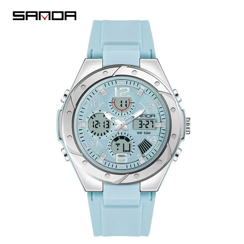 Sanda Special Forces Tactical Watch Men's Multifunctional Sports Adult Outdoor Trendy Intelligent Waterproof Student Electronic Watch