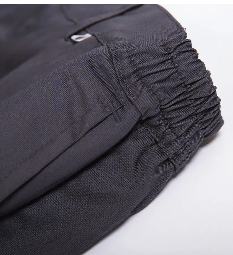Men's Gray Work Pants Plus Size Loose Breathable — feature 12