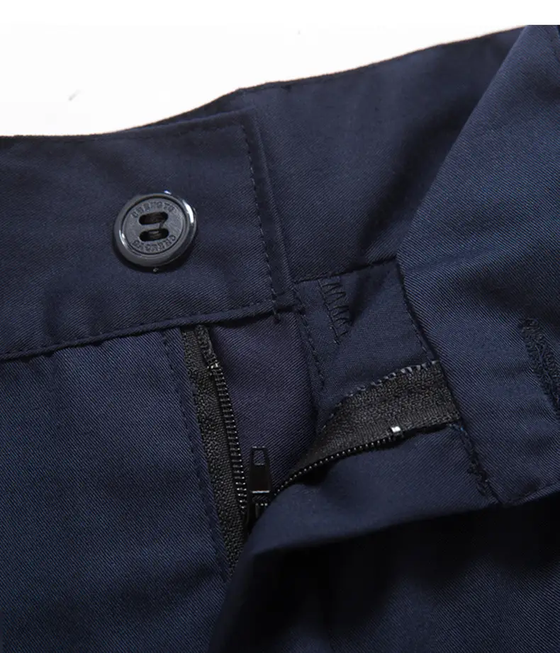 Men's Gray Work Pants Plus Size Loose Breathable — feature 3