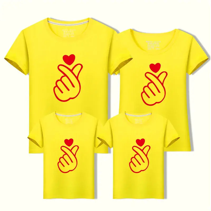 Xinyi Family Yellow T-Shirts for Kids Summer 2020 - Image 2