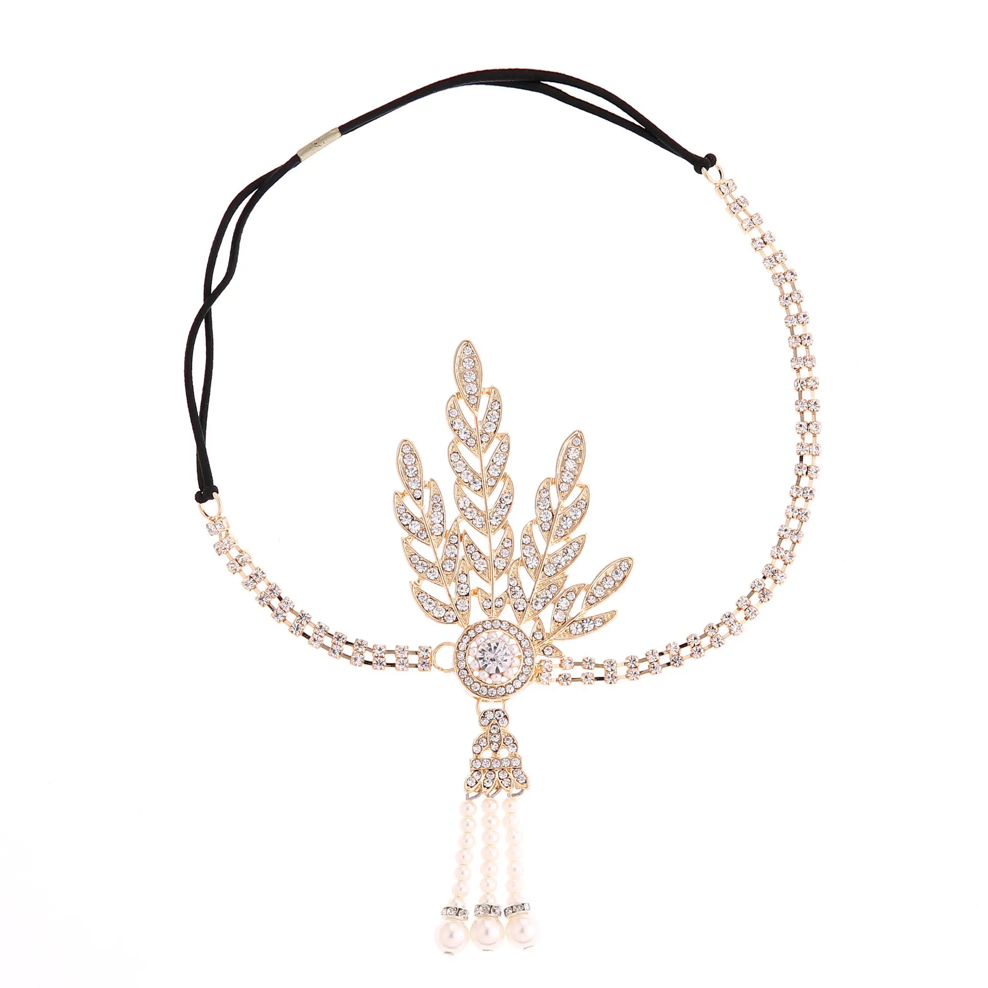 Bridal Pearl Feather Necklace for Women - Image 8