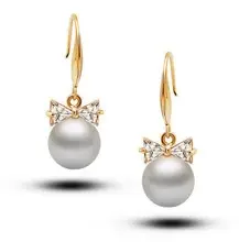 Bridal Pearl Feather Necklace for Women — feature 21