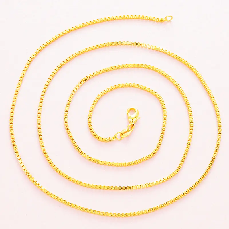 Vietnam Gold Plated Clavicle Necklace 70cm - Image 7