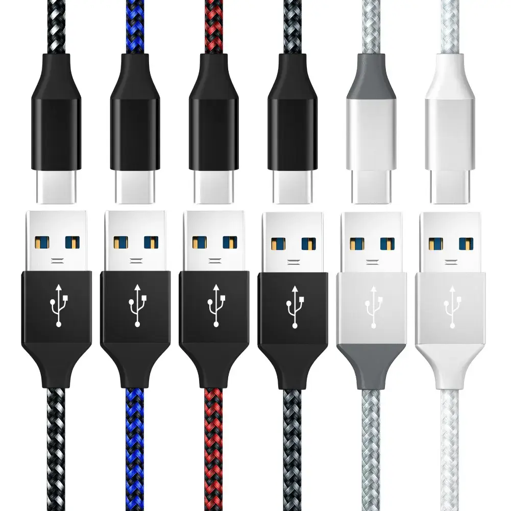 Fast Charging USB to Type-C Cable 3A Nylon Braid - Image 11
