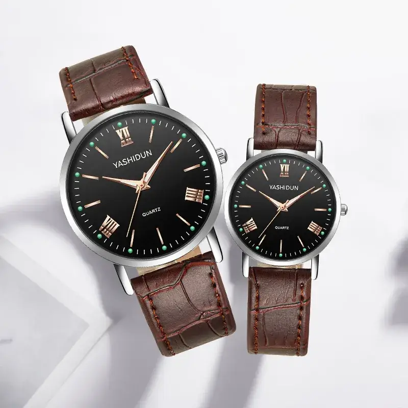 Yashidun Men's Quartz Leather Band Watch - Image 19