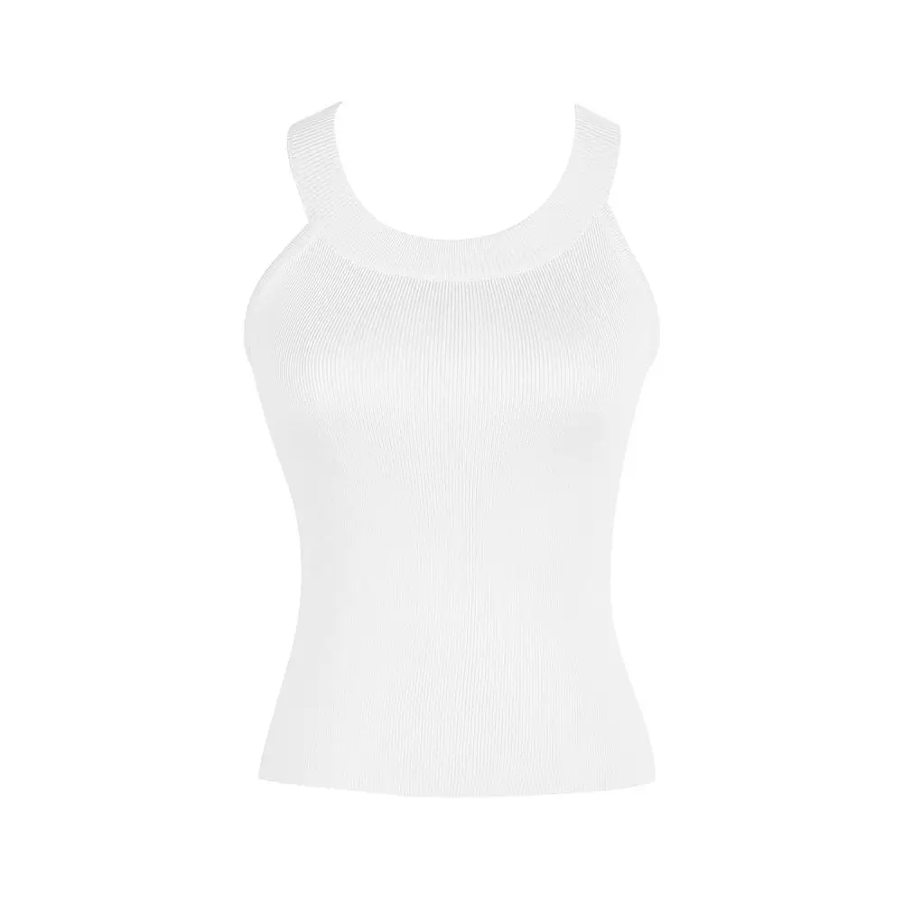 2025 Black Elastic Slim Vest for Women - Image 5
