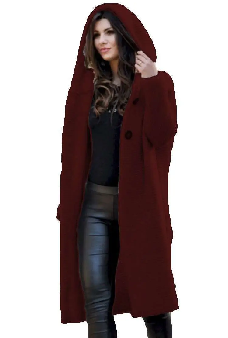 2021 Women's Hooded Long Coat Pure White Mid Length - Image 6
