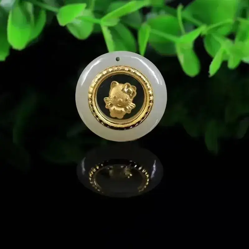 4D Pure Gold Jade Tiger Pendant Necklace - Image 18