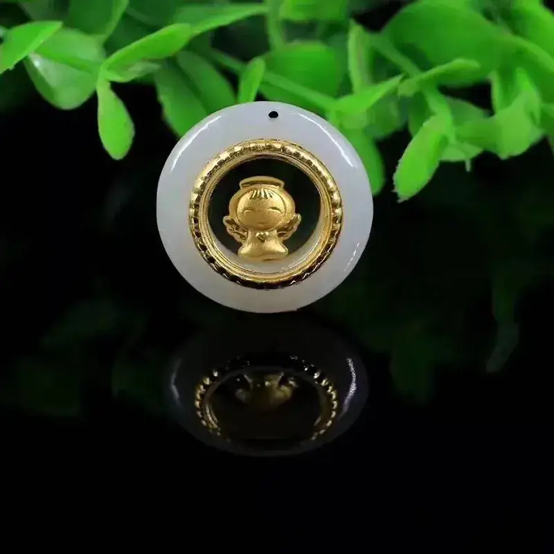 4D Pure Gold Jade Tiger Pendant Necklace - Image 19