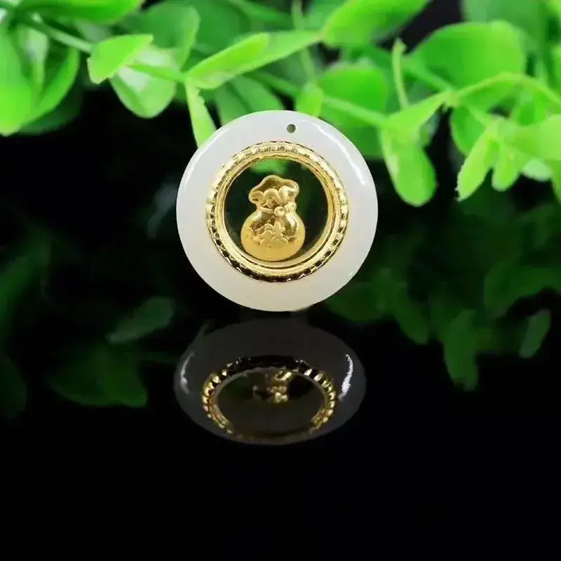 4D Pure Gold Jade Tiger Pendant Necklace - Image 20
