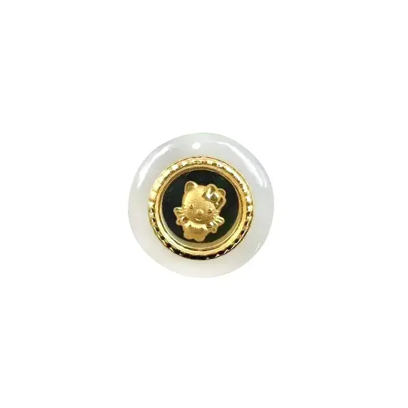 4D Pure Gold Jade Tiger Pendant Necklace - Image 21