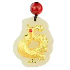 4D Pure Gold Jade Tiger Pendant Necklace — feature 4