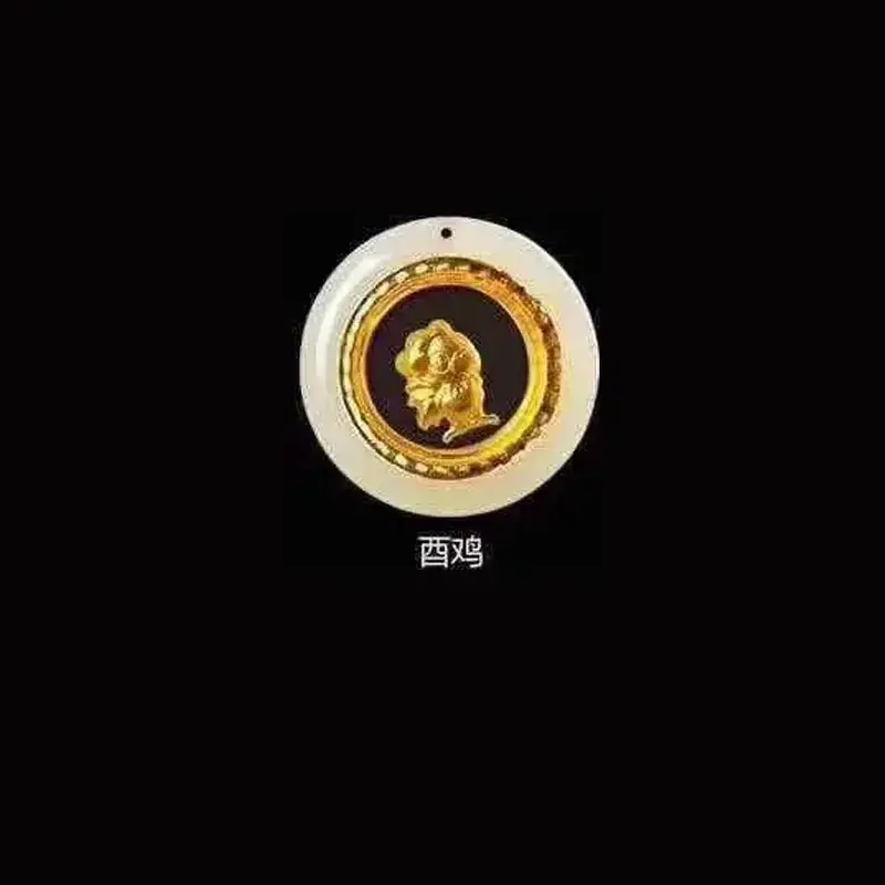 4D Pure Gold Jade Tiger Pendant Necklace - Image 10