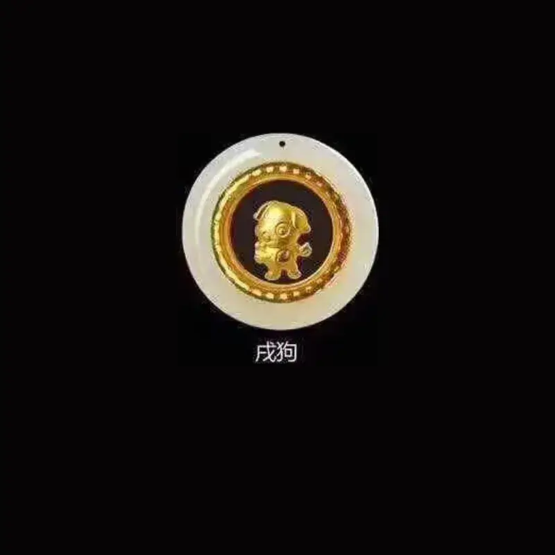 4D Pure Gold Jade Tiger Pendant Necklace - Image 11