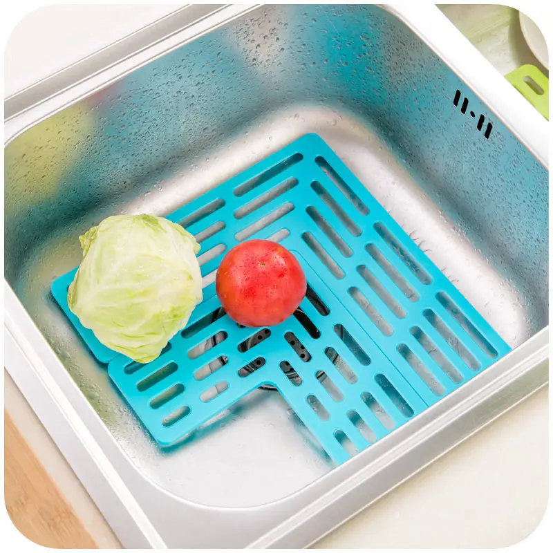 L-Shape Kitchen Sink Drain Filter Pad Set