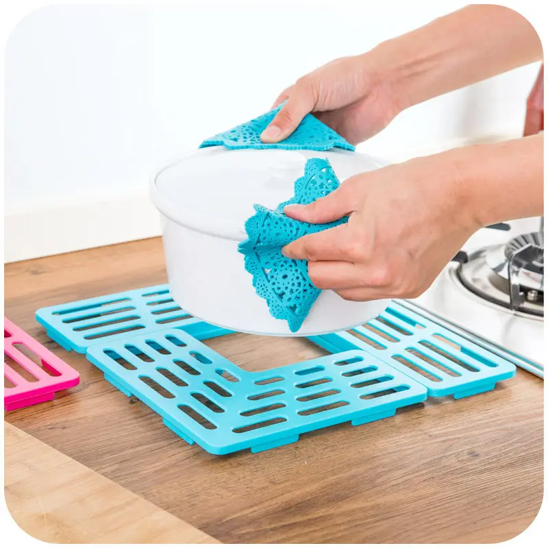 L-Shape Kitchen Sink Drain Filter Pad Set