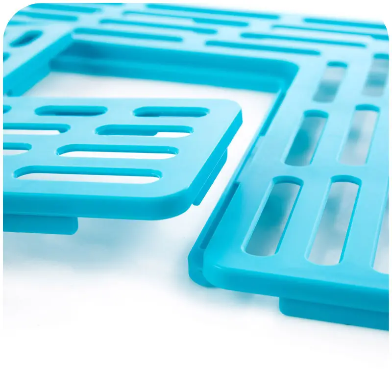 L-Shape Kitchen Sink Drain Filter Pad Set