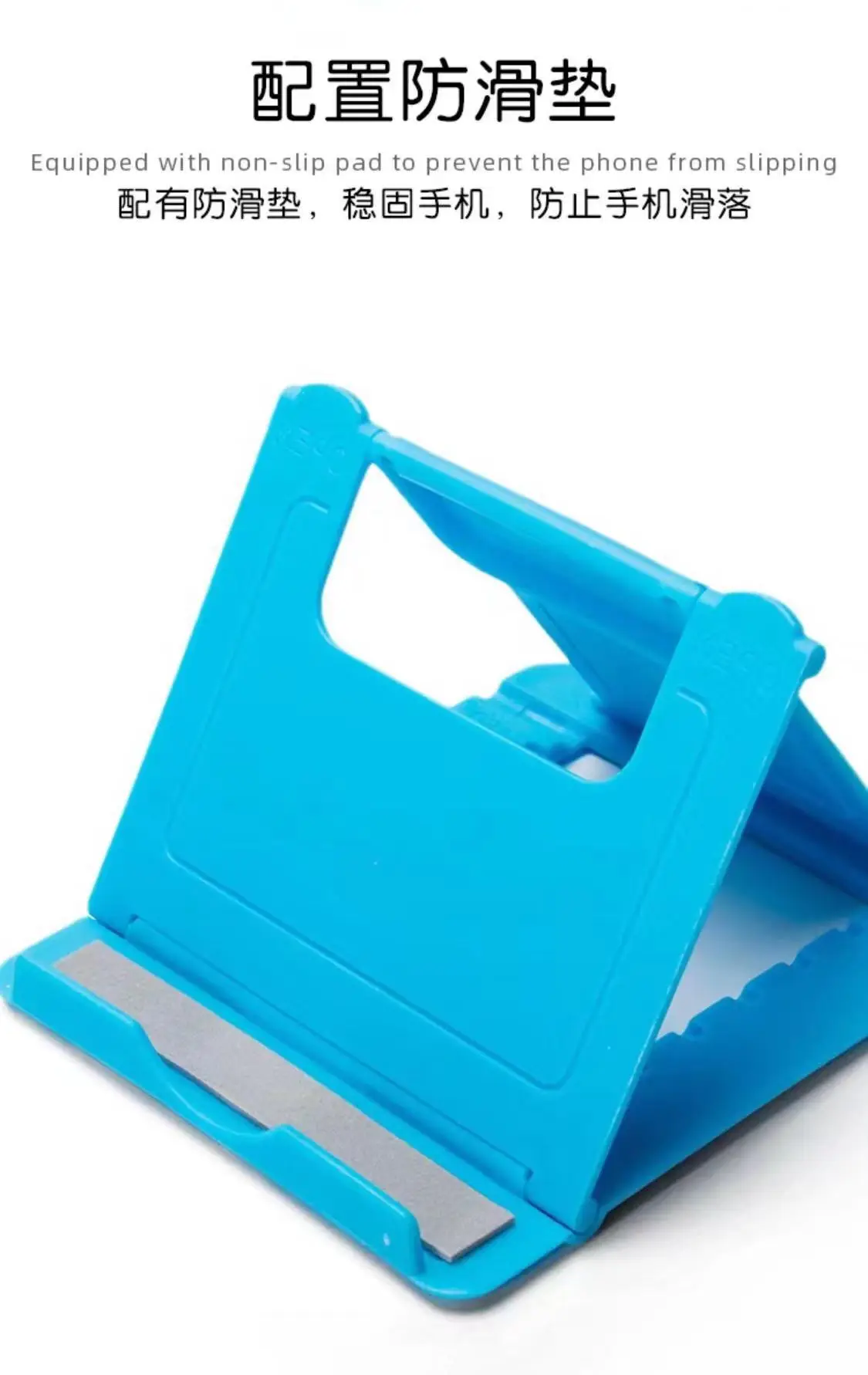 White Adjustable Mobile Phone Holder for Bed or Desk — feature 15