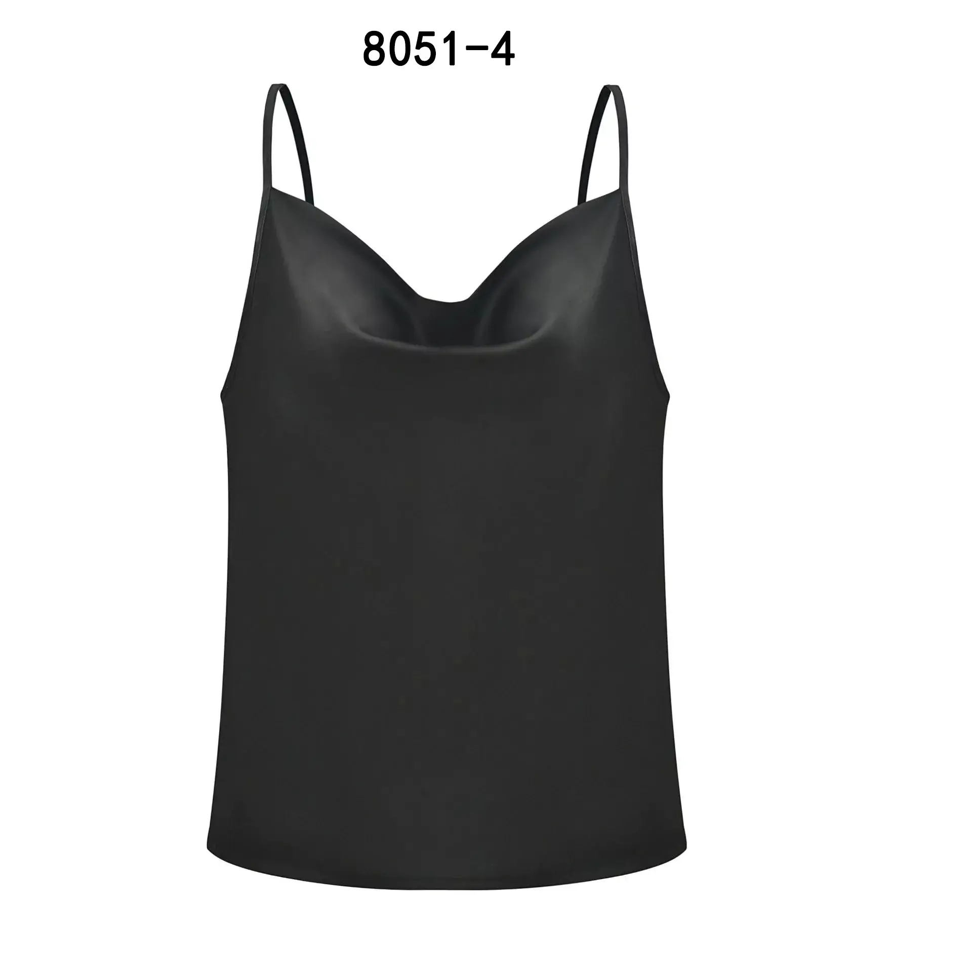 Women's Green Satin Camisole Vest 2023 - Image 4