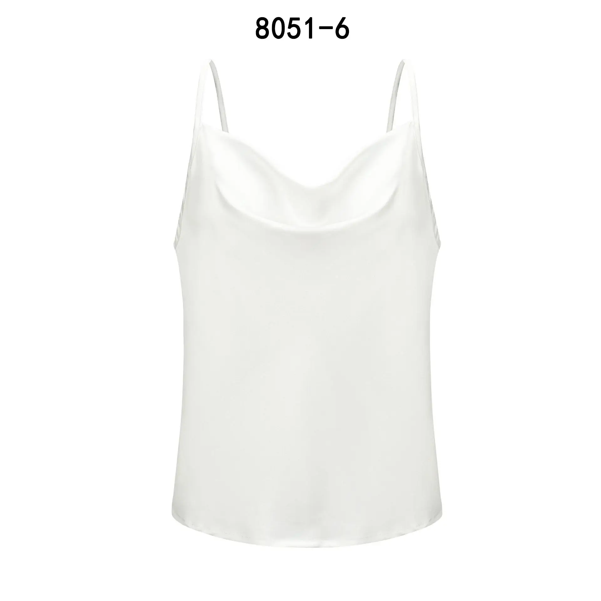 Women's Green Satin Camisole Vest 2023 - Image 6