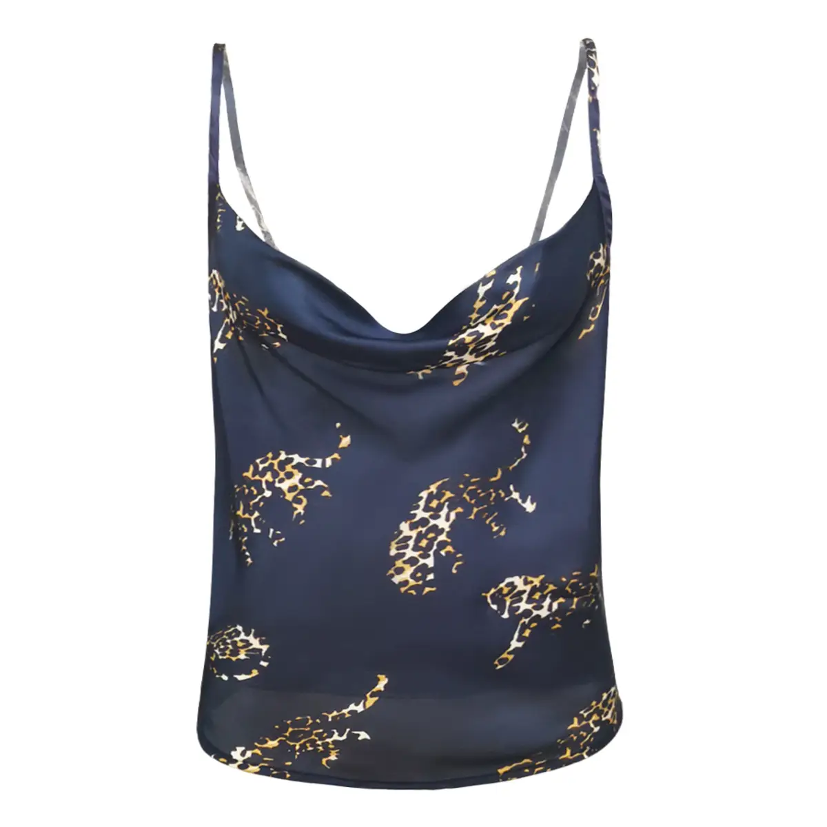 Women's Green Satin Camisole Vest 2023 - Image 8