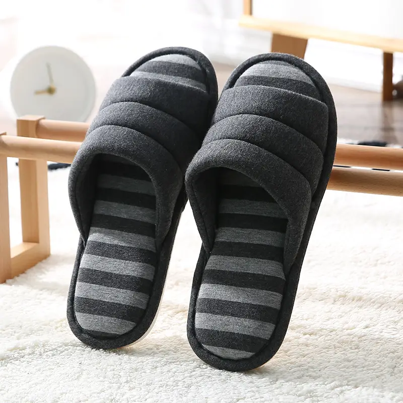 Factory Direct Delivery of Custom-Made New Home Slippers, Linen Cotton Slippers, Home Slippers for Wooden Floors, Men's and Women's Indoor Slippers — feature 11