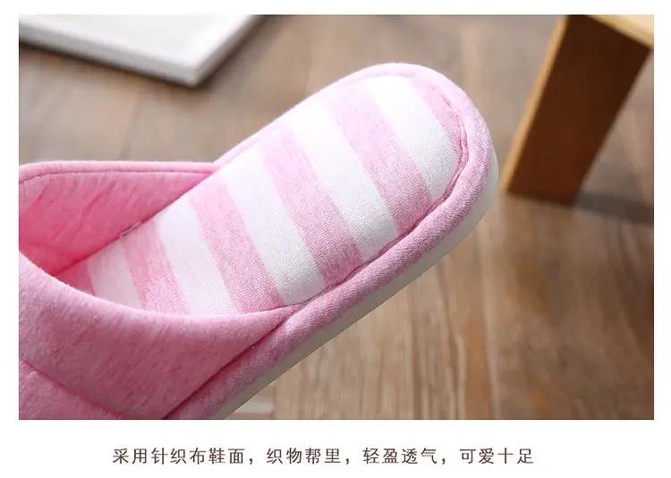Factory Direct Delivery of Custom-Made New Home Slippers, Linen Cotton Slippers, Home Slippers for Wooden Floors, Men's and Women's Indoor Slippers — feature 15