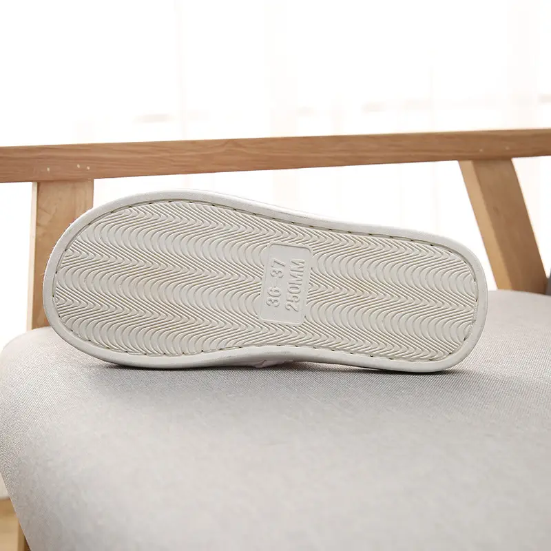 Factory Direct Delivery of Custom-Made New Home Slippers, Linen Cotton Slippers, Home Slippers for Wooden Floors, Men's and Women's Indoor Slippers — feature 34