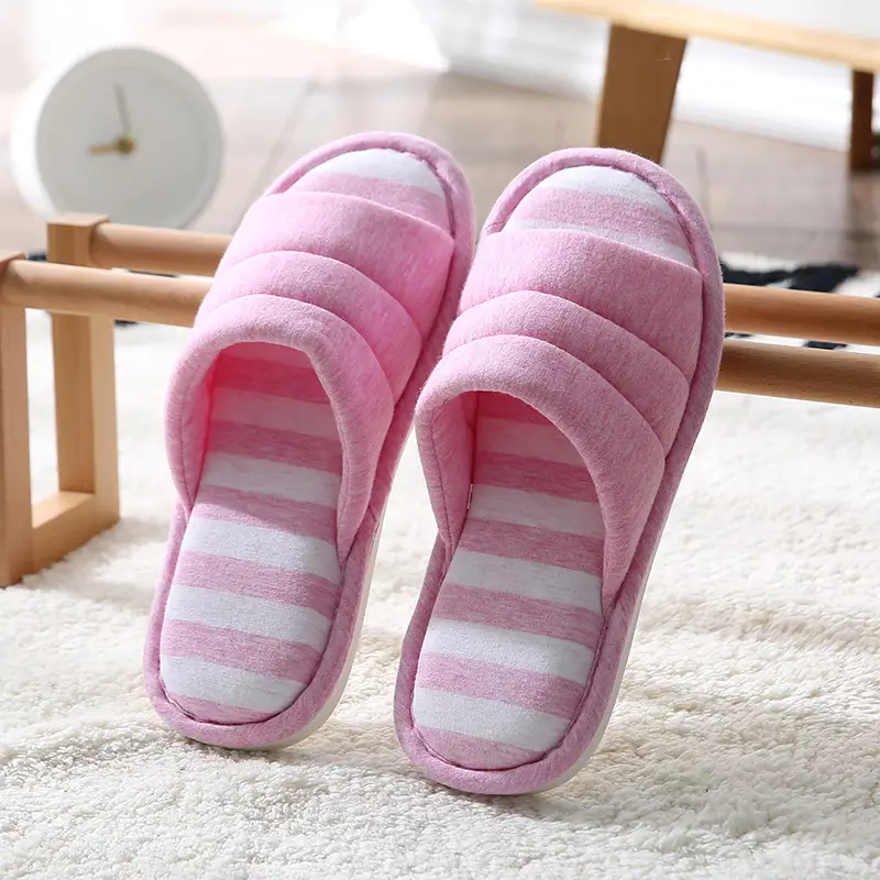 Factory Direct Delivery of Custom-Made New Home Slippers, Linen Cotton Slippers, Home Slippers for Wooden Floors, Men's and Women's Indoor Slippers — feature 9