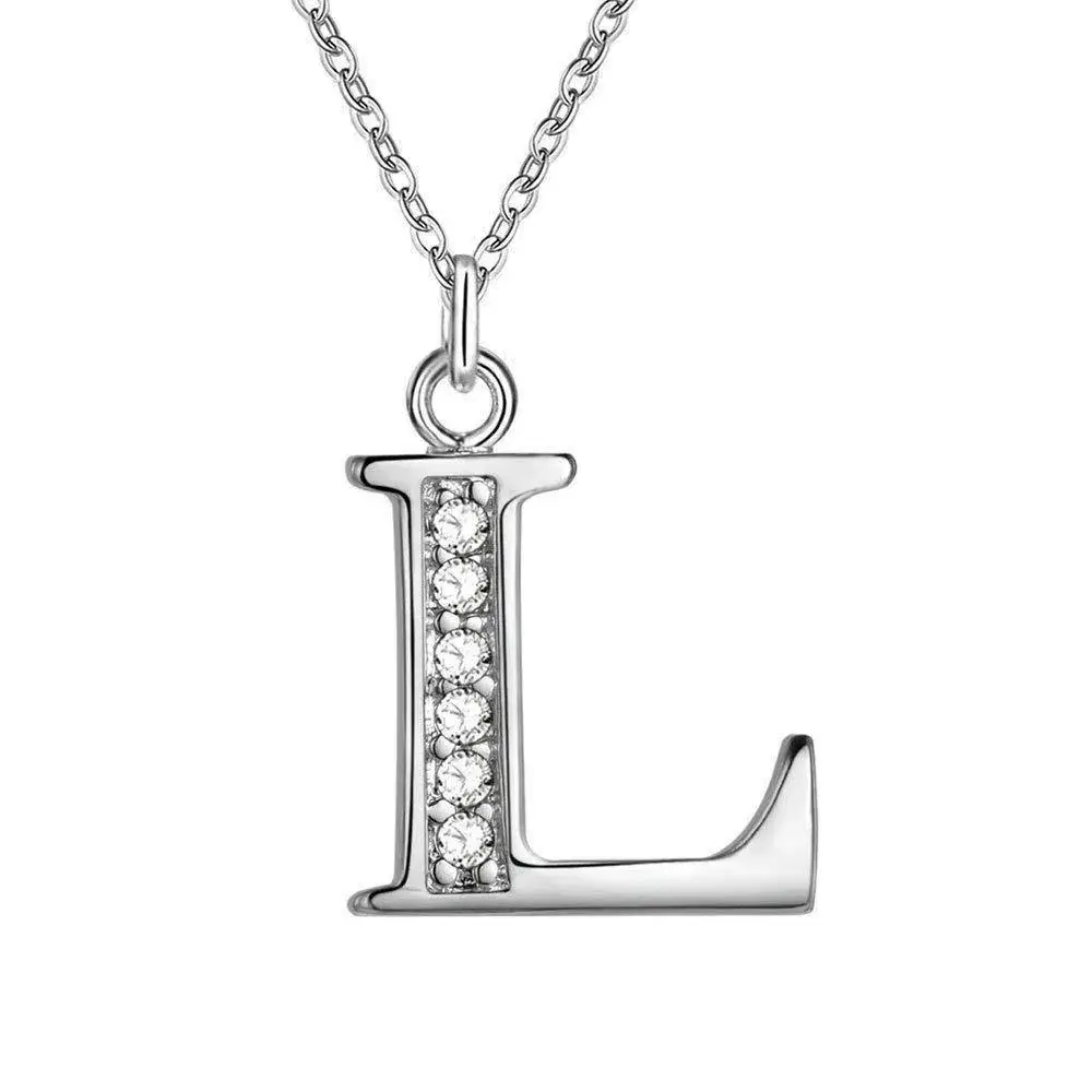 26-Letter Diamond Necklace for Women - Image 29