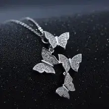 26-Letter Diamond Necklace for Women — feature 7