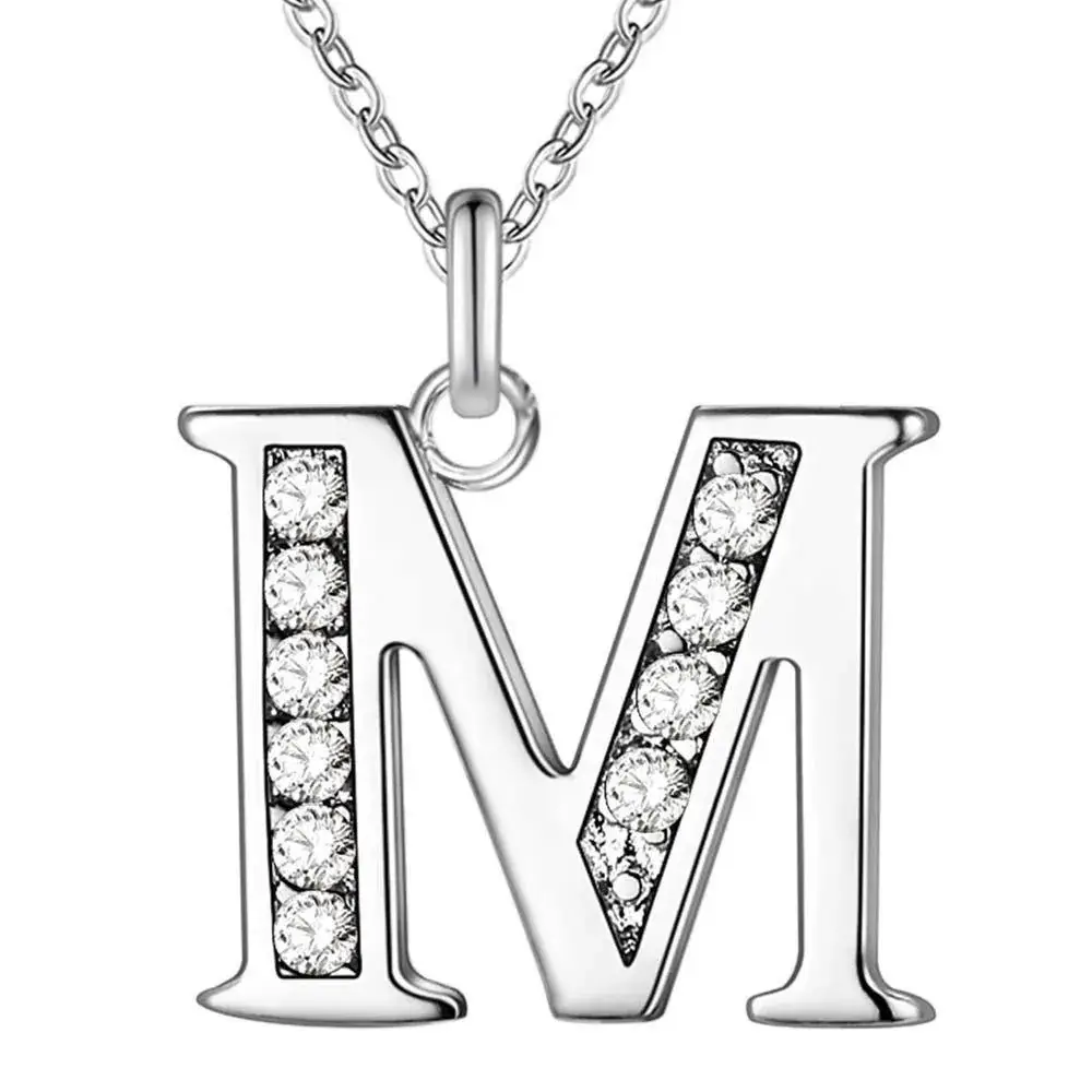 26-Letter Diamond Necklace for Women - Image 14