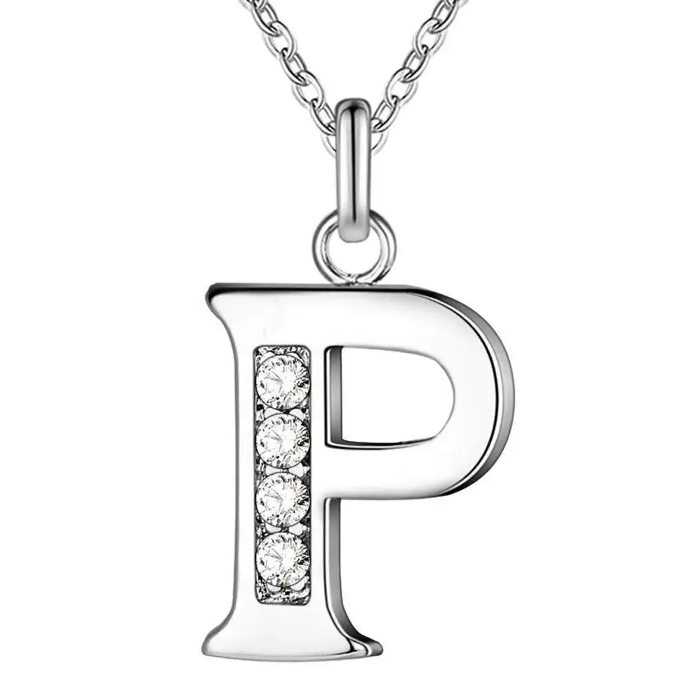 26-Letter Diamond Necklace for Women - Image 16